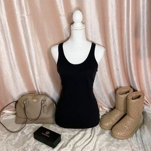 Victoria's Secret PINK black sleep tank top